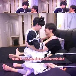 P'Bozz and Nuster
•Prank: wearing a maid dress to see my boyfriend's reaction•