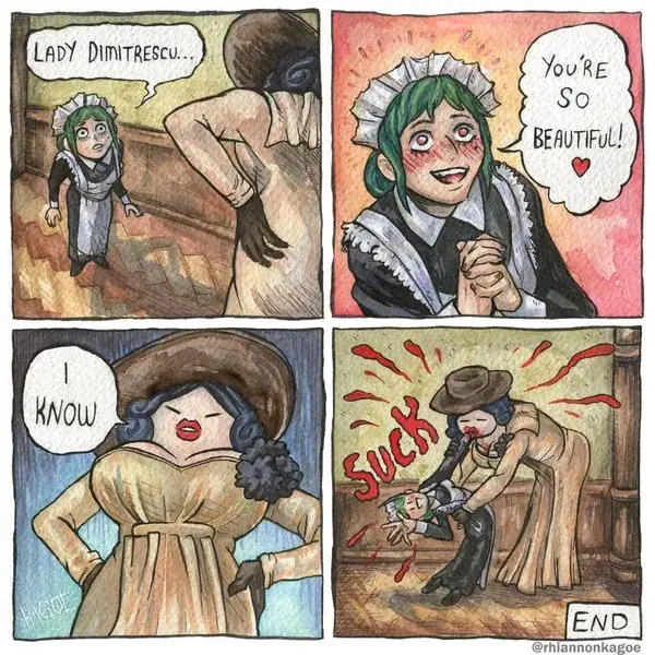 Maid | Resident Evil Village comic