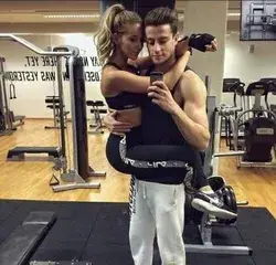 Couple workout + Hugs (Oxytocin feeling da best)