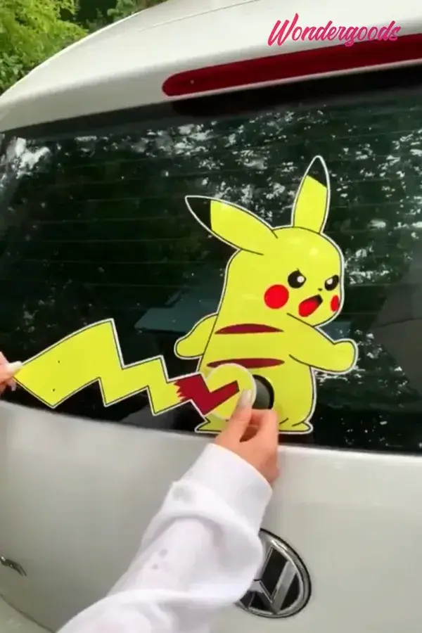 №78. Pikachu - Rear Wiper Blade - Car Accessories