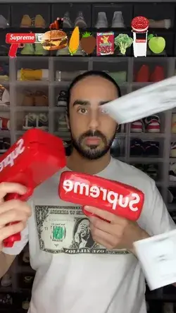 Food ASMR Eating a Supreme Money Gun Gummy!