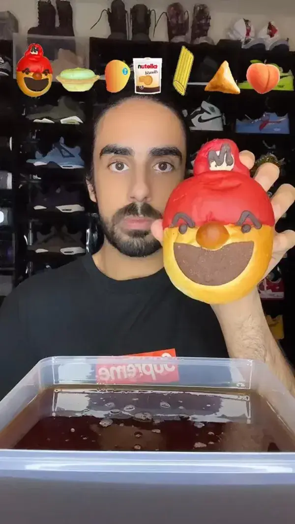 Food ASMR Eating a Mario Bread and other snacks!