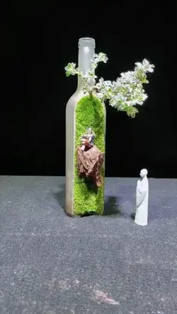 Glass Bottle Creative Landscaping