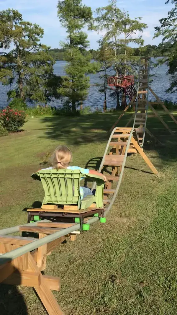 My backyard roller coaster. 