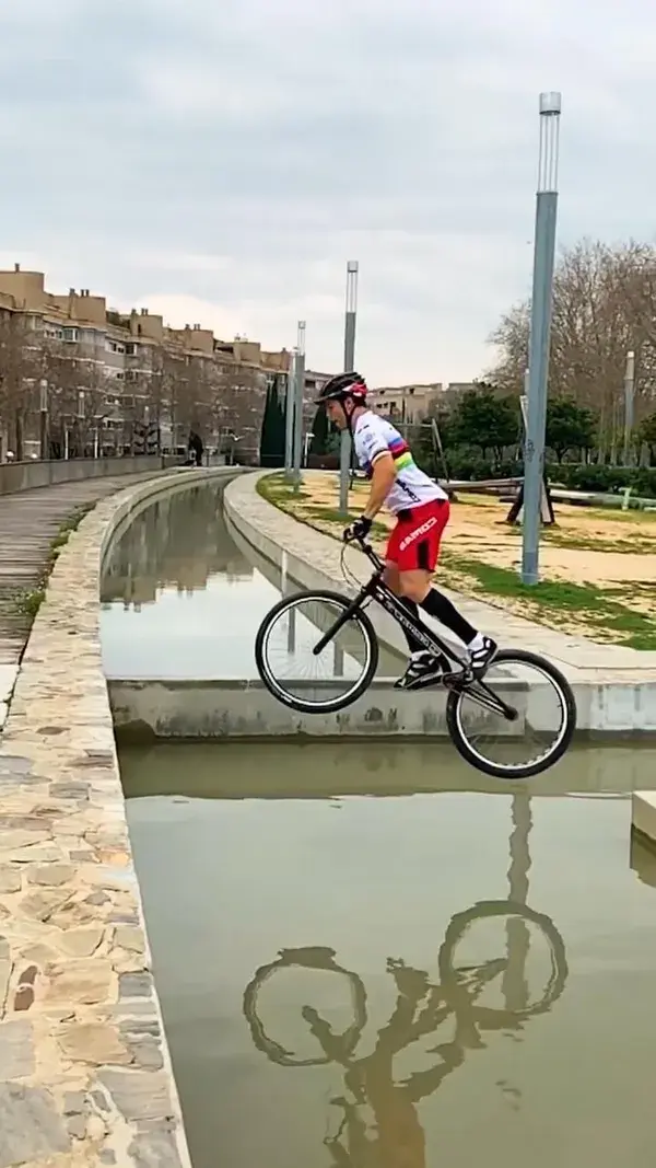 Only the coolest tricks at Barcelona, Spain