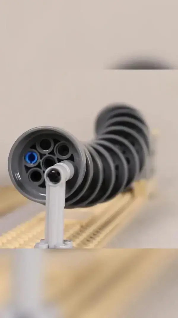 LEGO-made kinetic sculpture by Jason Allemann.