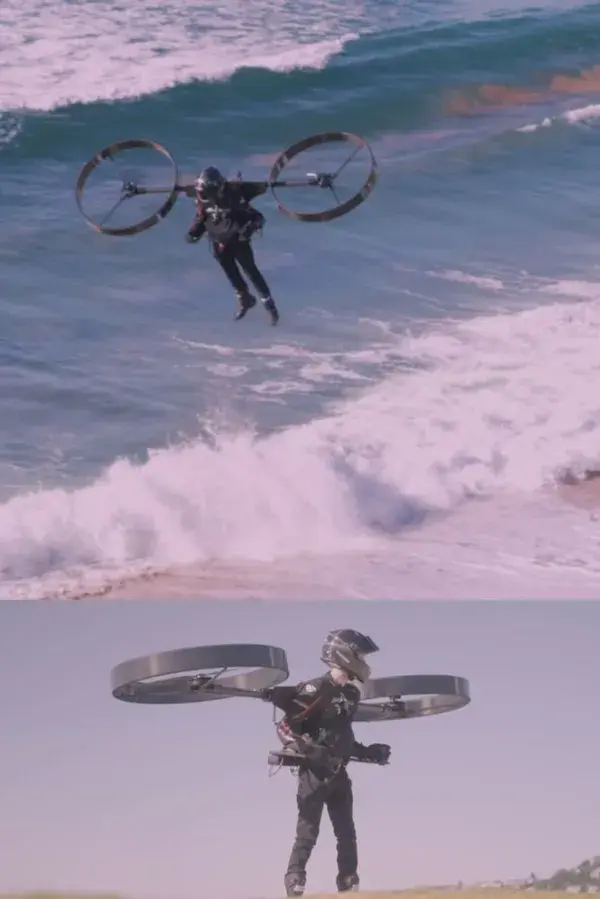 Electric Backpack Helicopter