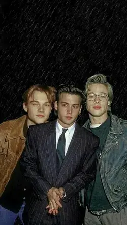 Leonardo DiCaprio,Johnny Depp y Brad Pitt.