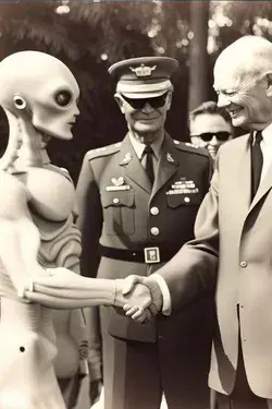 Gründung von Majestic 12: 1953 fand der Erstkontakt der Eisenhower Regierung mit Aliens statt