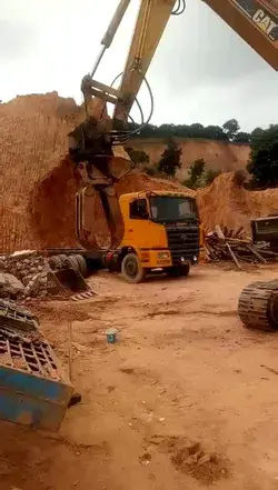 Huitong excavator log grab hydraulic grapple for grabbing wood