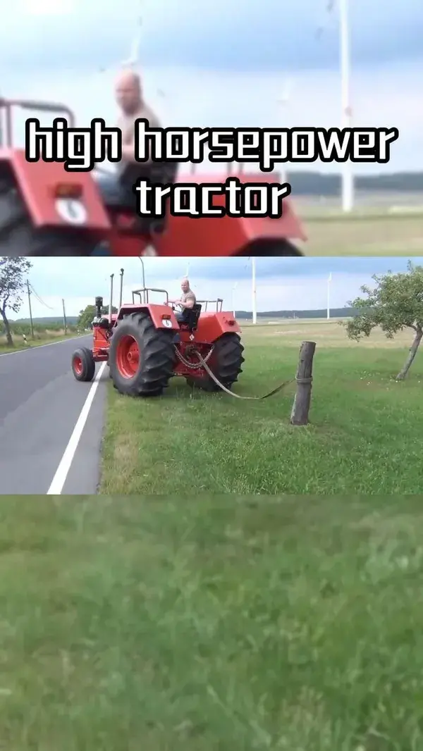 Pull！！！The tractor that cures your obsessive-compulsive disorder!😎