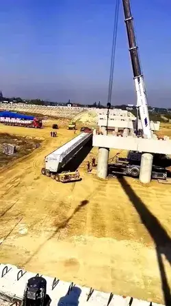 Lifting of bridge Girders using crane