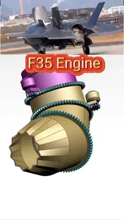 How a F35 Engine works?