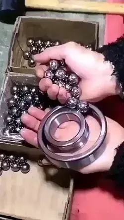 Ball bearing making process