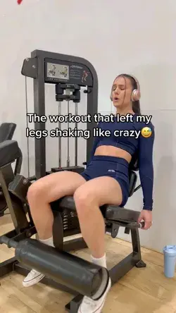The workout that left my legs shaking like crazy 😧