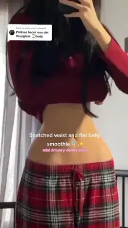 Snatched Waist And Flat Bally Smoothie
