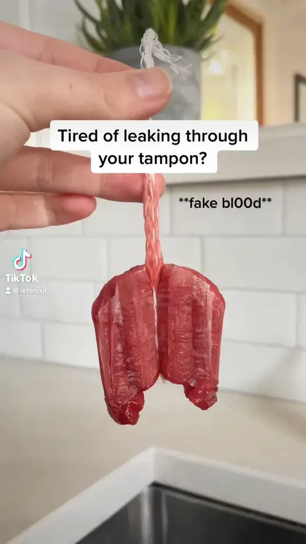 No more changing your tampon every few hours! 👋