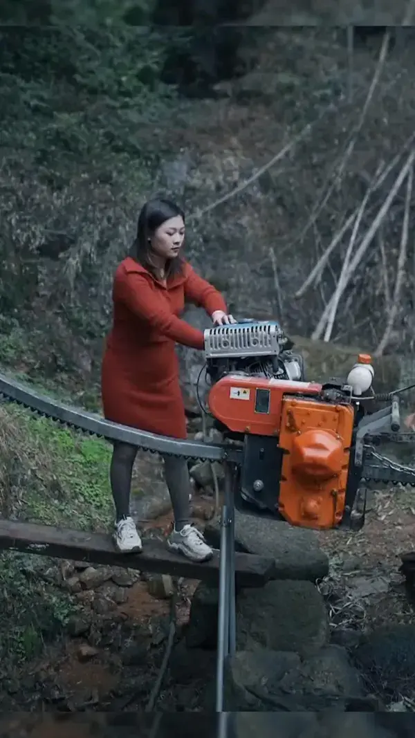 Agriculture Harvesting with a railway