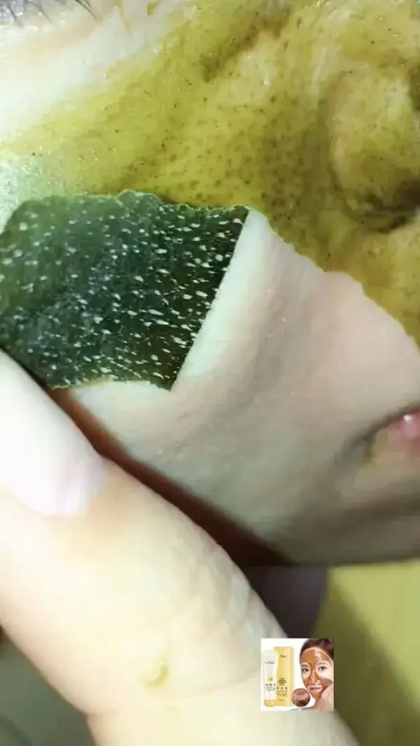 Black head removing satisfying video with Honey mask 💥