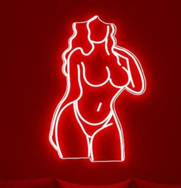 Sexy women neon sign