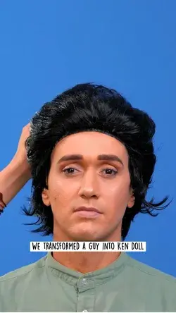 We transformed a guy into Ken doll