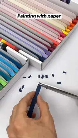 Painting with paper