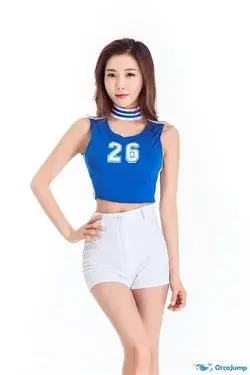 Orcajump - Cheerleading uniform Korean group cosmic girl beauty girl clothes stage performance clothes dance clothes - Final Sale - 8570 / M