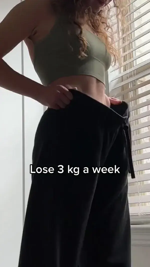 lose 3 kg a week