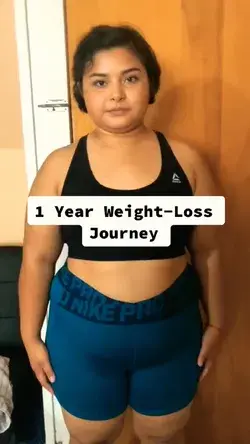 1 year weight loss transformation journey