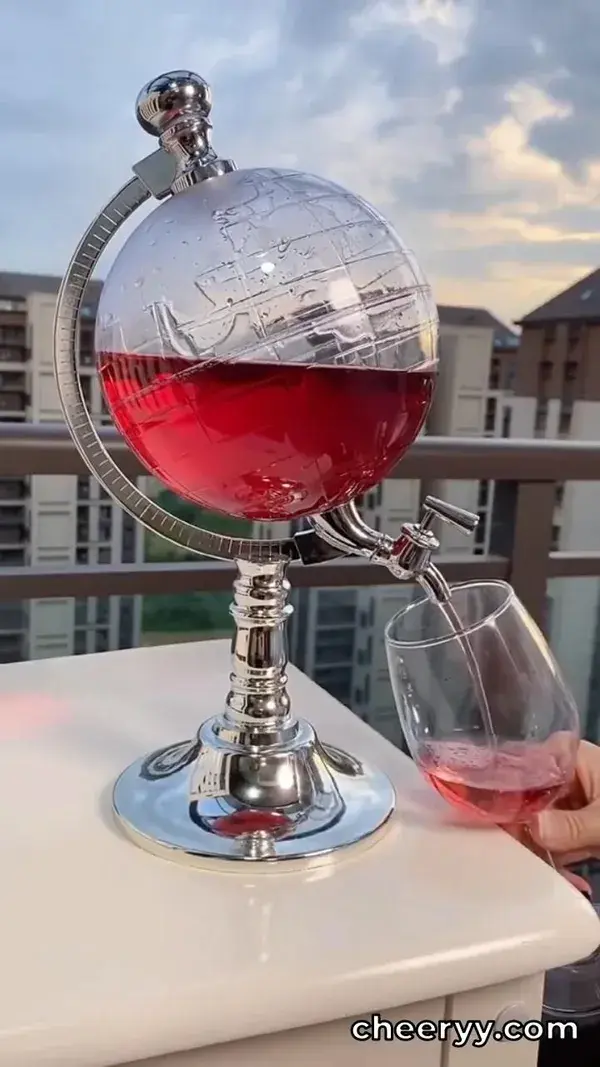 Whiskey Wine Decanter Globe Set