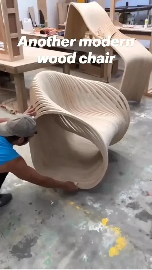 Another modern wood chair