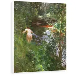 Leinwandbild In Gopsmor (Nude by a Stream) von Corbis