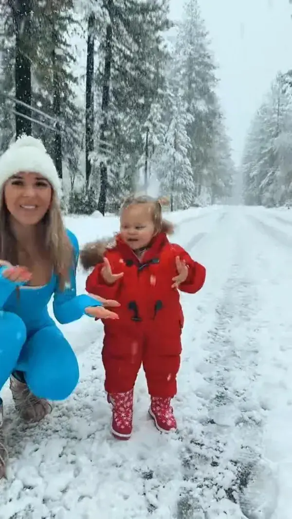 First snow reaction