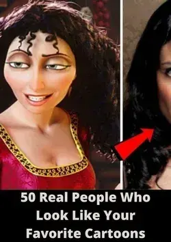 50 Real People Who Look Like Your Favorite Cartoons