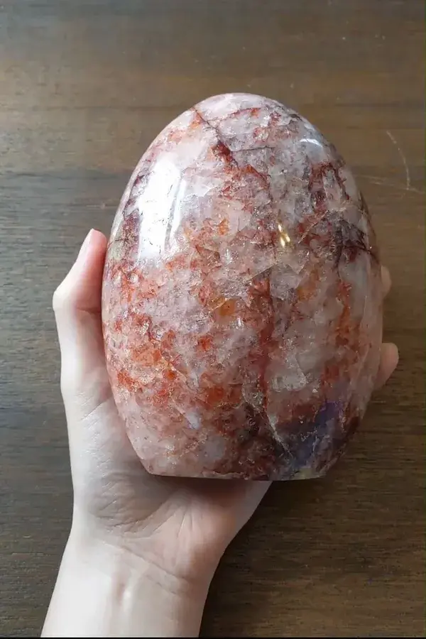 Hematoid Fire Quartz Freeform Tower | X-Large | Fire Quartz Tower | Crystal Rainbows | Crystals