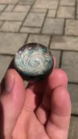 Borosilicate Glass Galaxy Marble