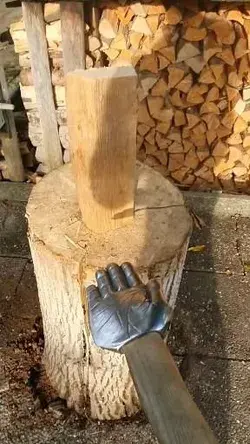 Hand karate axe