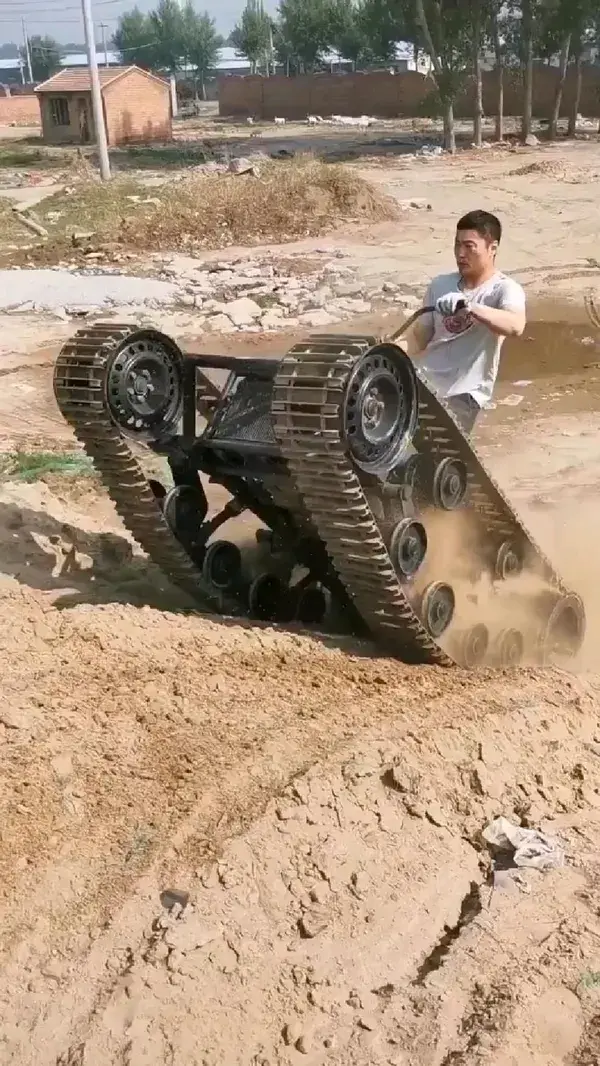 cool offroad vehicle that can drive over and through anything / amazing design and engineering