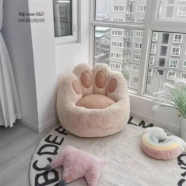 Cute cat paw sofa