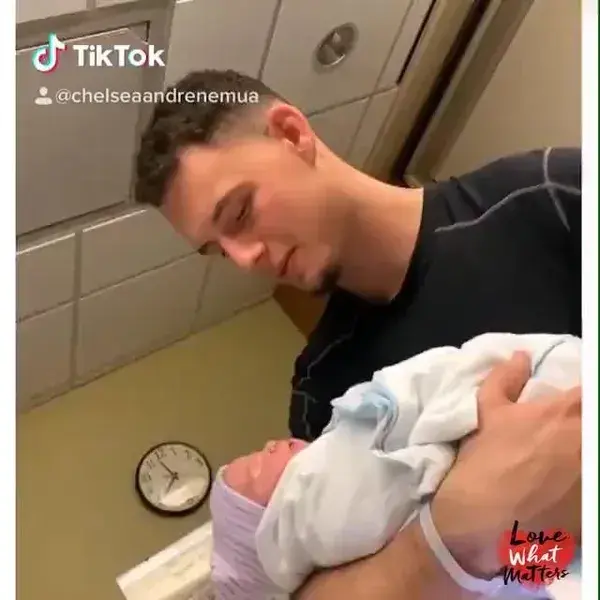 New Dad Overwhelmed With Emotion