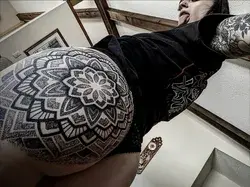 mandala dotwork tattoos