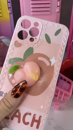 Pimple popping cell phone case