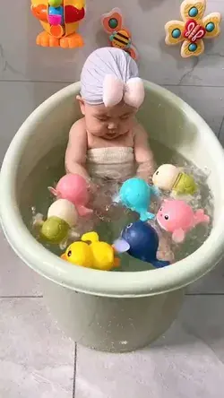 "Bath Time Magic: Illuminate Fun with Baby Bath Toys Whale! 🐳🛁✨"