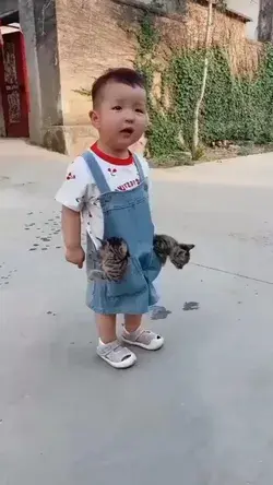 Baby and catty