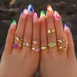 Summer 2022 nail art inspo 💖 follow @leminimacaron for more 🥰