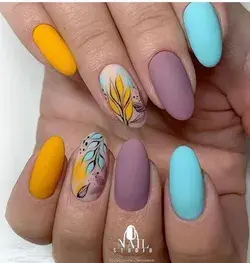 Flower Peach Press On Nails | Hand Painted 2023 | Summer Nails Ideas