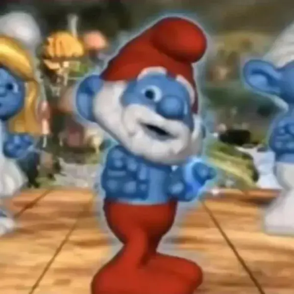 Smurf dancing Christmas Version