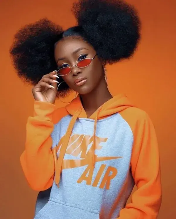 70's Inspired Space Buns Editorial Look
