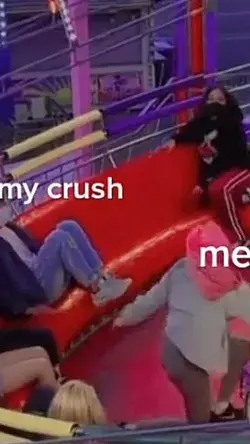 me and my crush be like-