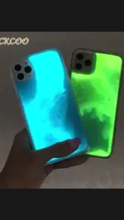 Luminous Neon quicksand phone case for IPhone